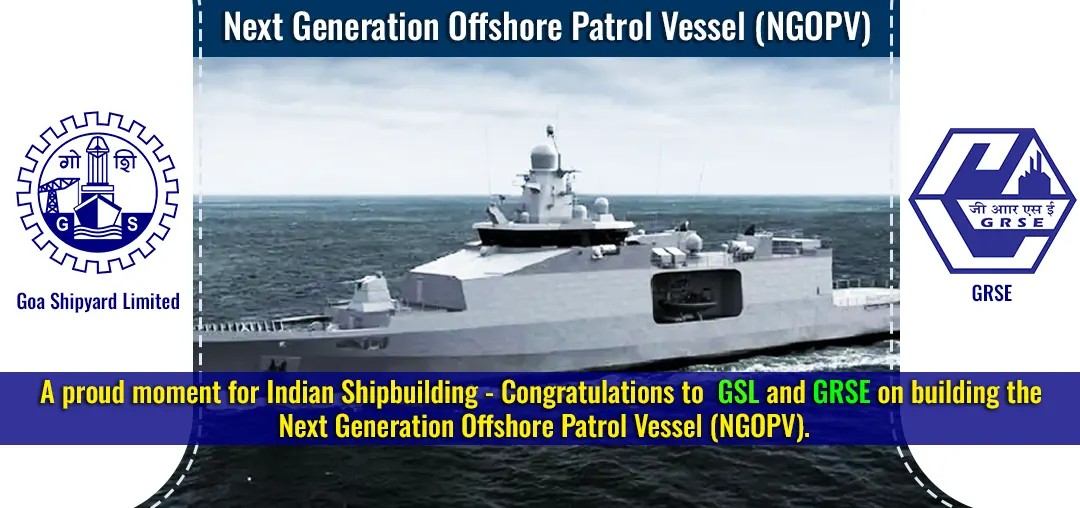 Next Generation Offshore Patrol Vessels (NGOPVs), India