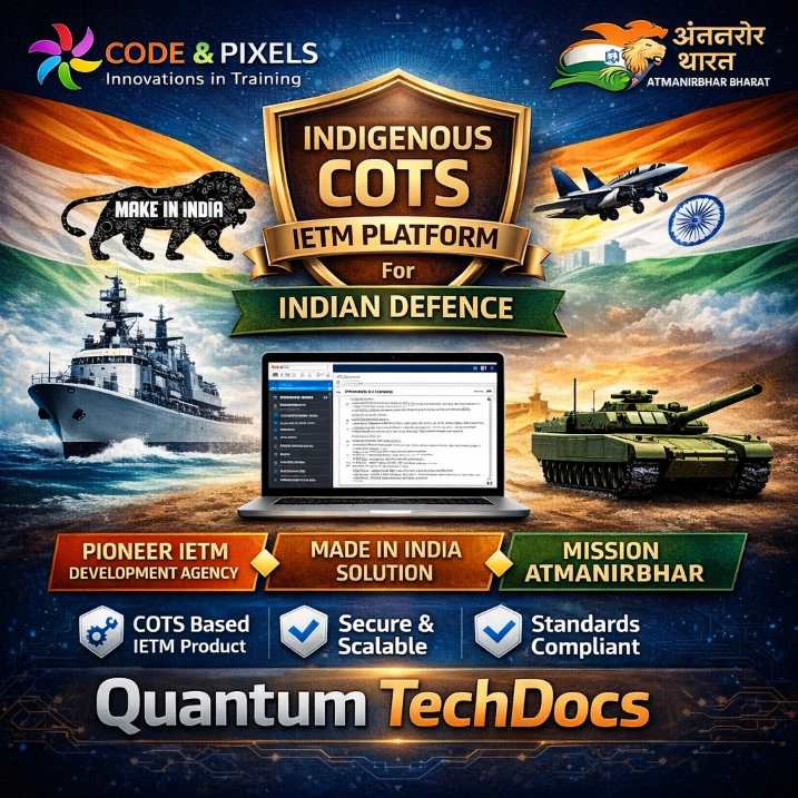 Code and Pixels – Leaders in IETM for Indian Defence