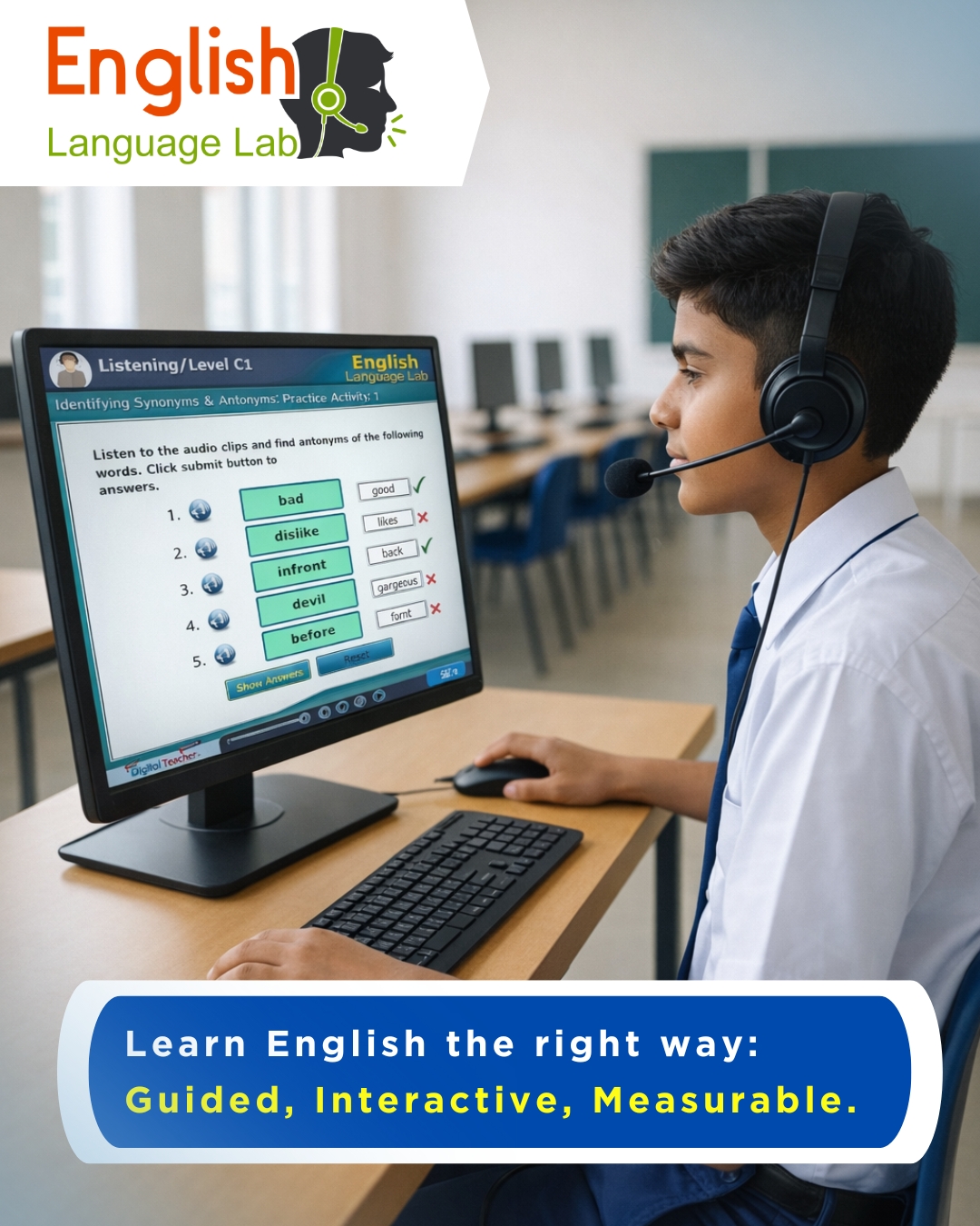 How Schools Across Andhra Pradesh Are Improving English with Language Labs