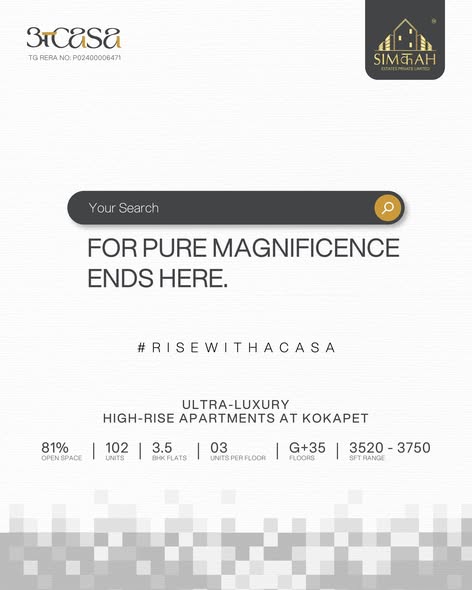 Kokapet apartments for sale | Simchah Estates