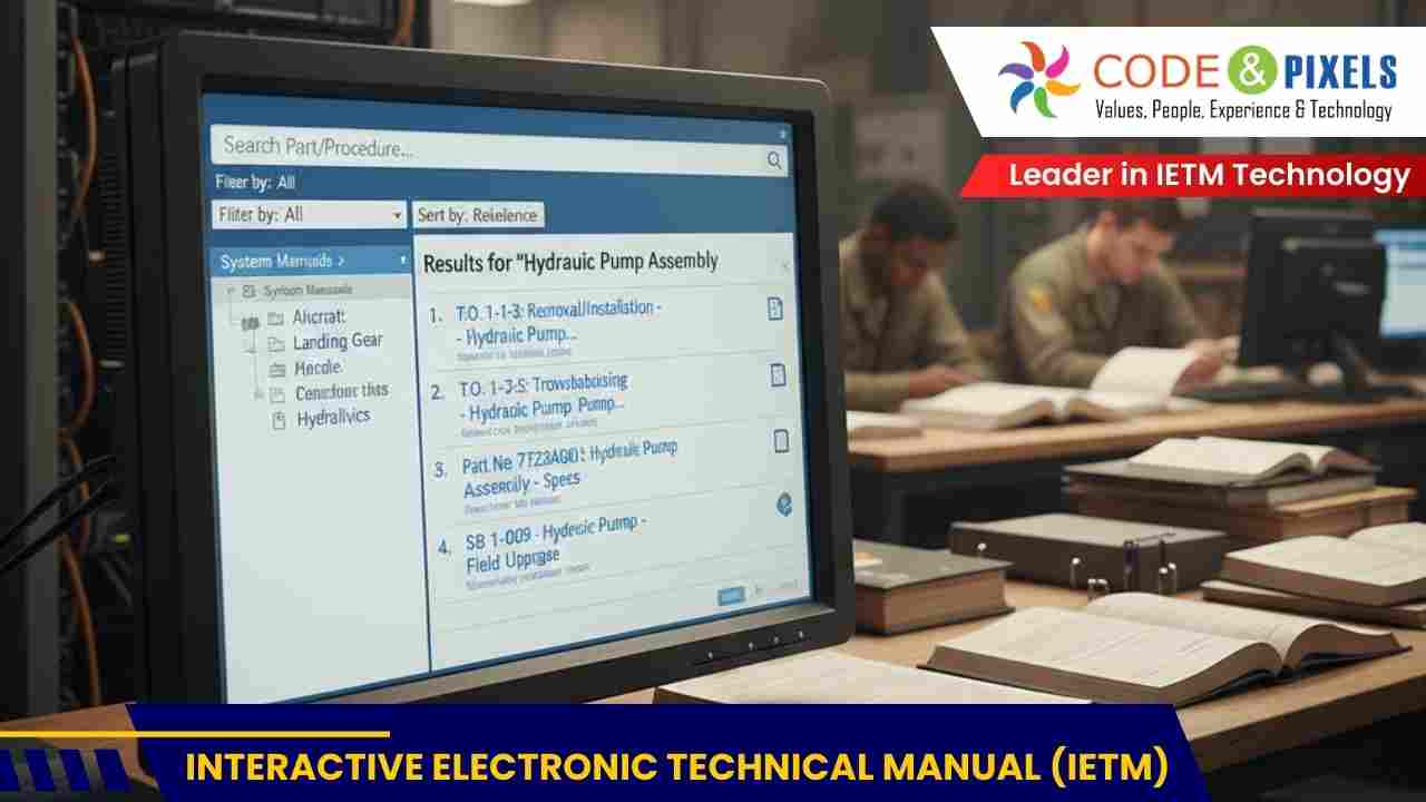 How IETMs can replace physical paper manuals for armed forces.