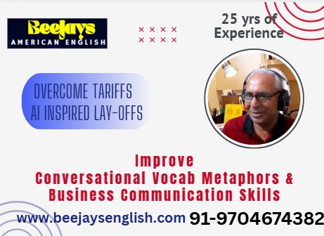 Beejay,s American Accent MasterClassfor S/W Professionals and AI StartupEntrepreneurs