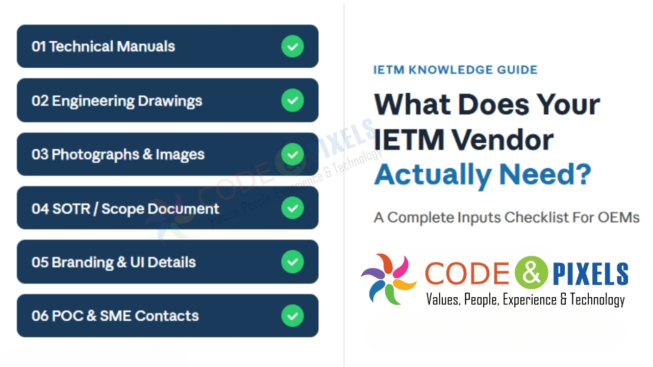 Documents Required for IETM Development: A Complete Checklist for OEMs