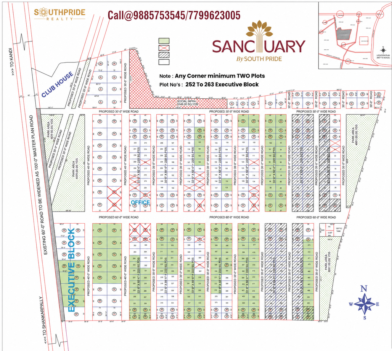 Call@7799623005 Sanctuary julkal SouthPride Sanctuary (Julkal) – Premium Residential Plots in Shankarpally, clubhouse, Located near Shankarpally Mominpet road