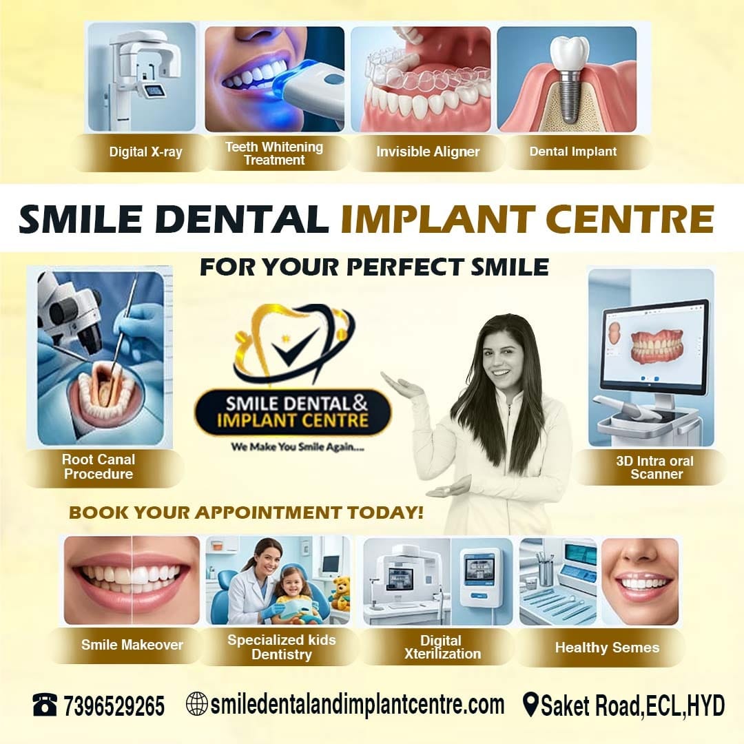 Best Dental Clinic Near Me in ECIL, AS Rao Nagar Hyderabad
