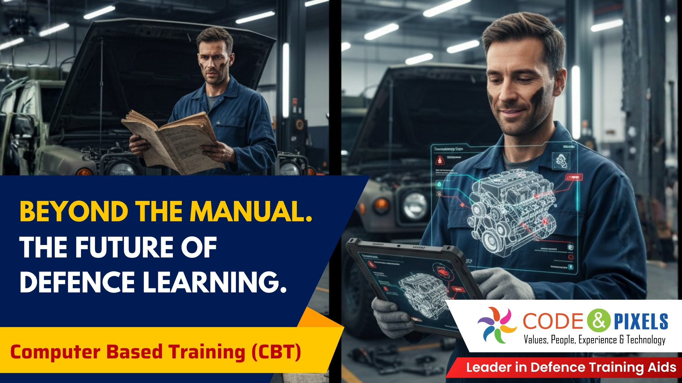 How Code and Pixels creating training aids for CBT and IETM?