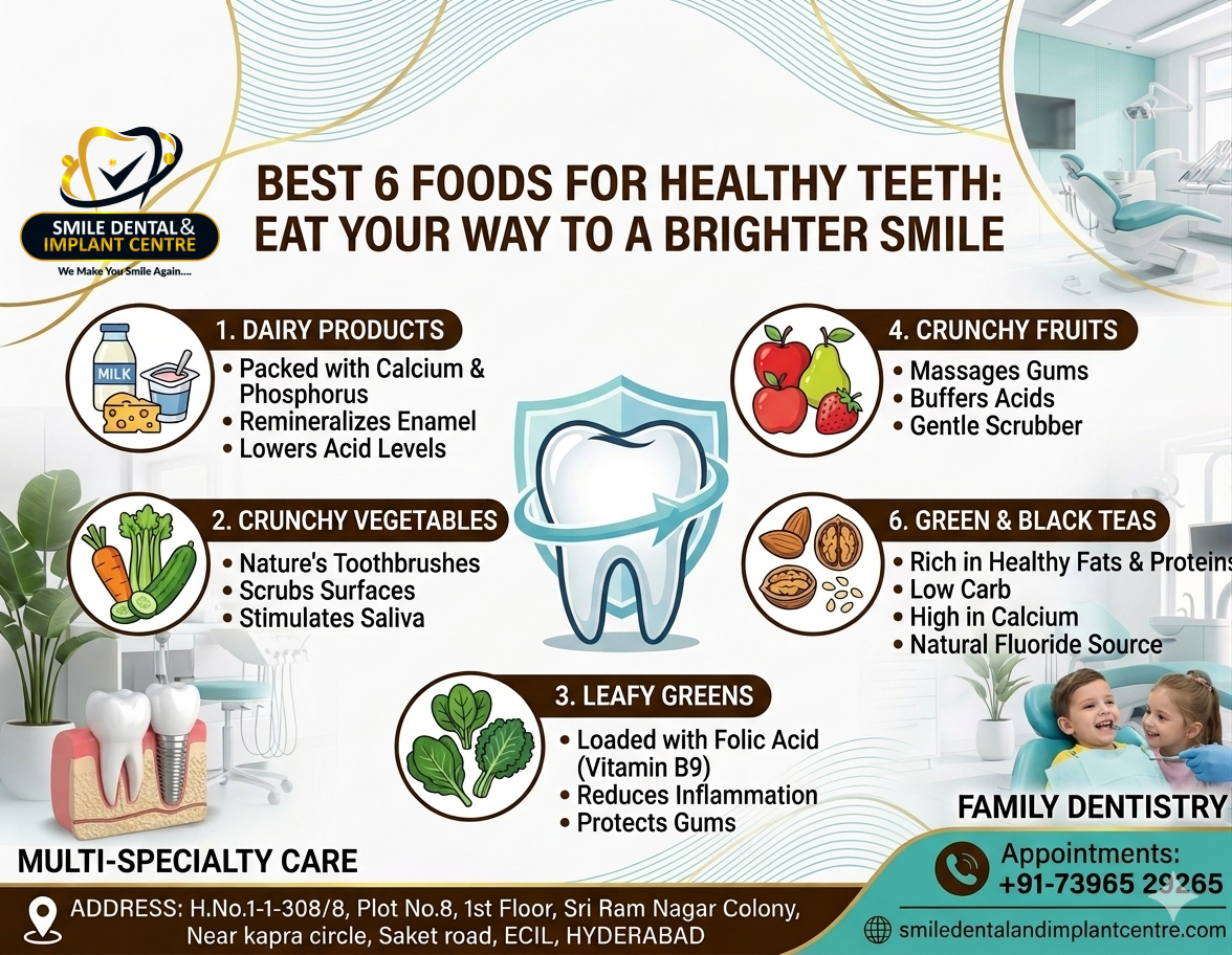 Want Stronger Teeth Naturally? Discover the Best 6 Foods for Your Smile