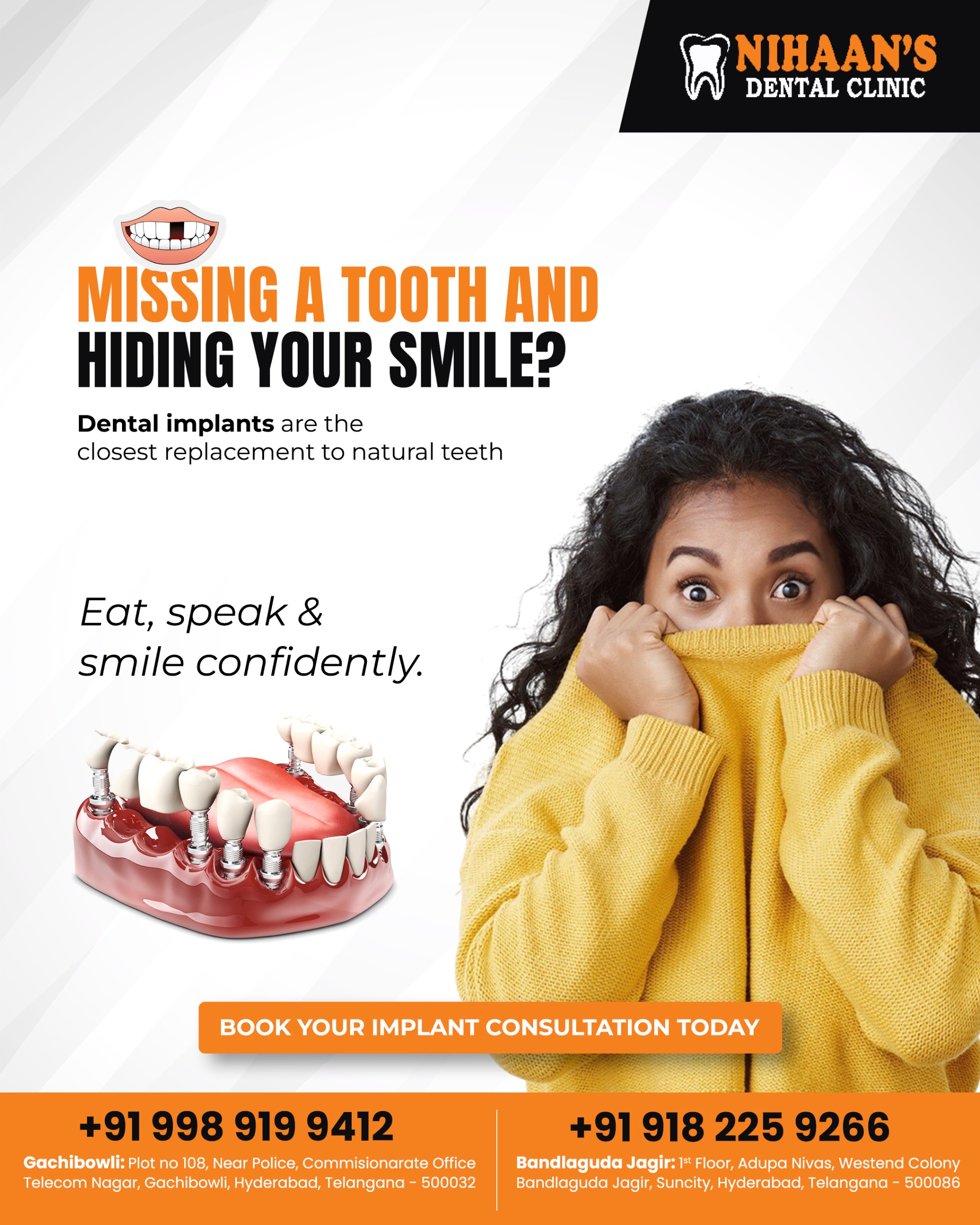 Dental Clinic in Gachibowli – Nihaans Dental Clinic