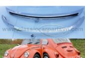VW Beetle year (1968-1974) bumpers by stainless steel new