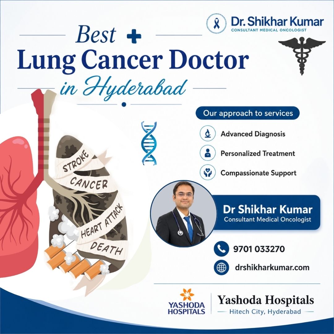 Best Lung Cancer Doctor in Hyderabad | 9701033270 | Dr Shikhar Kumar