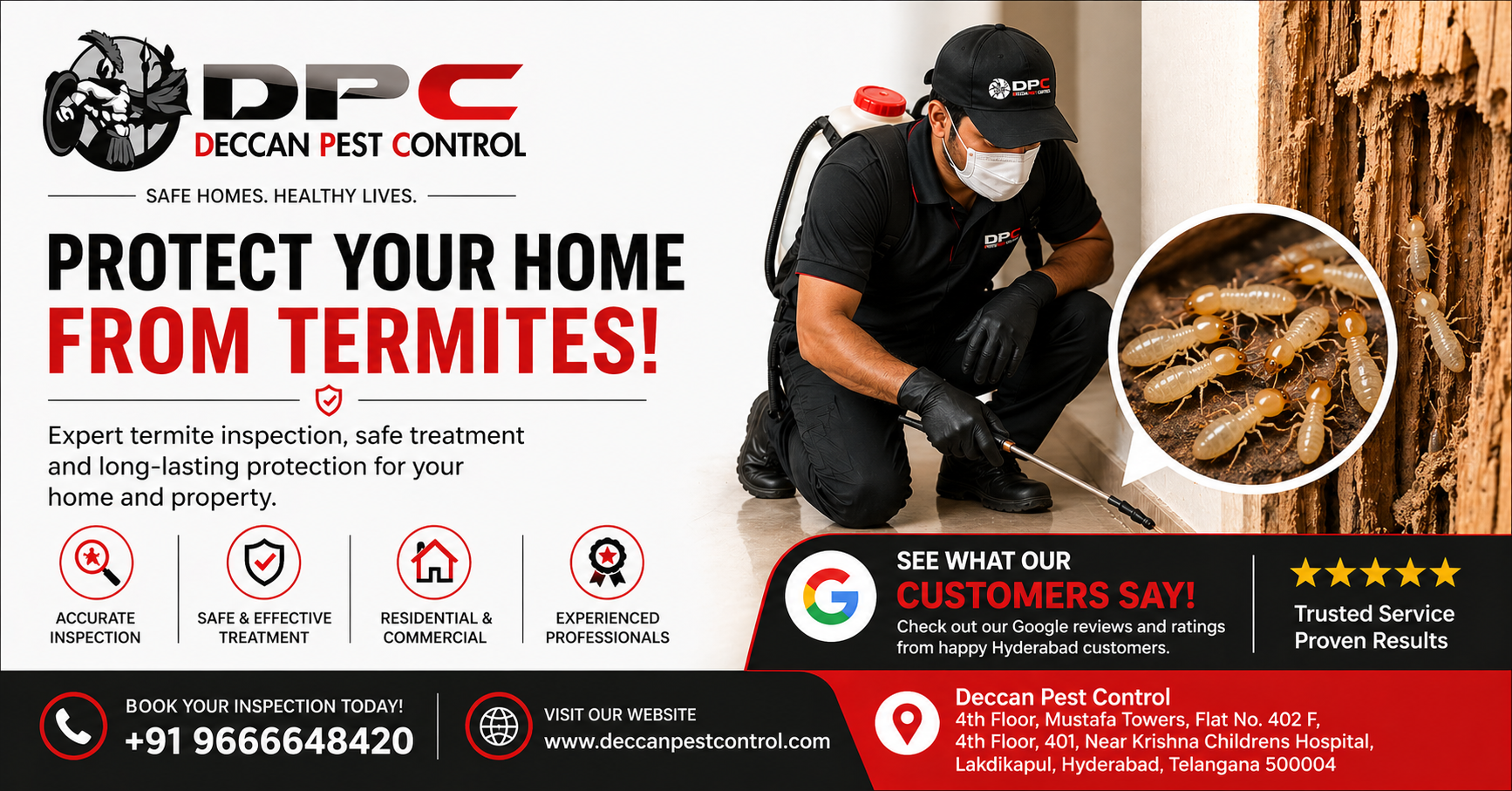 Termite Pest Control in Hyderabad