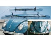 VW Beetle Split year (1950 – 1953) bumpers by stainless steel