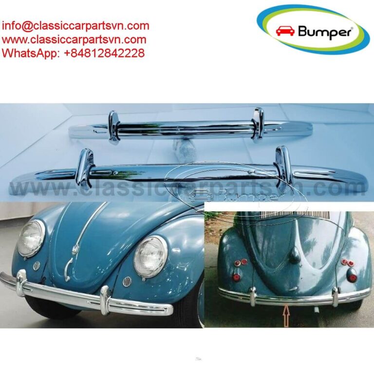 VW Beetle Split year (1950 – 1953) bumpers by stainless steel