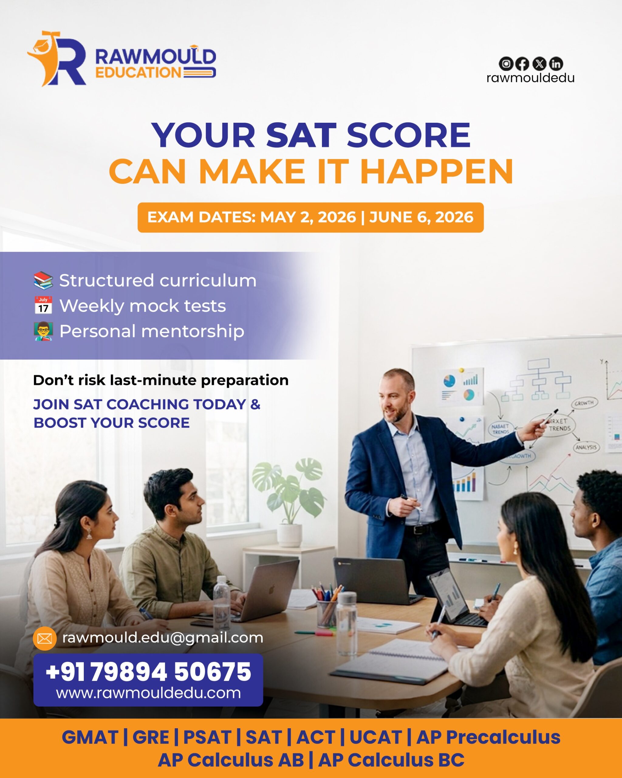 PSAT Coaching in India – Build Strong SAT Foundations
